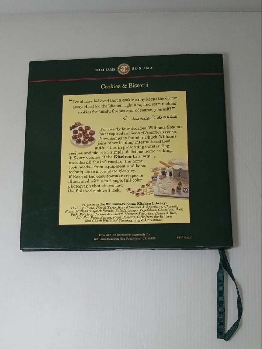 Williams-Sonoma 4 Cookbook Set - Brown, Green, White
